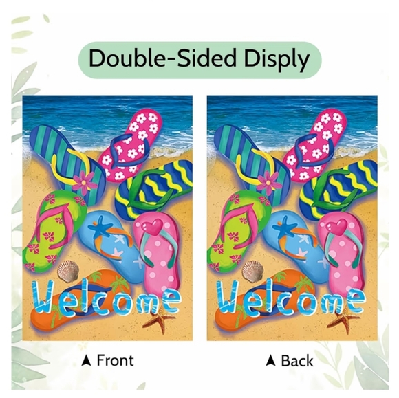 Festive Garden Flag Set - Double-Sided Holiday Decor - Picture 3 of 7